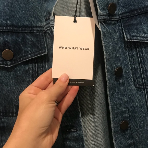WHO WHAT WEAR JEAN JACKET - Picture 2 of 5
